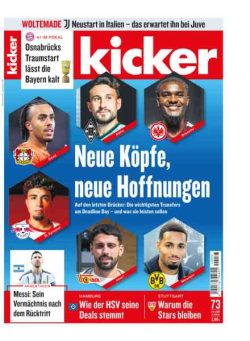 Kicker – 3 September 2026