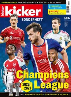 Kicker Sonderheft – Champions League 2026-2027