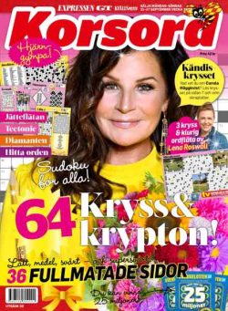 Korsord – 21 September 2026