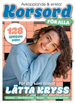 Korsord & Sudoku – 16 September 2026