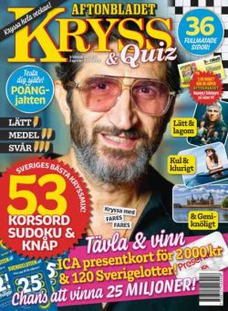 Kryss & Quiz – 31 Augusti 2026