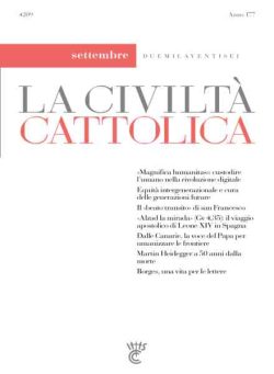 La Civilta Cattolica – Settembre 2026