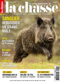La Revue nationale de La chasse – Octobre 2026