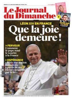 Le Journal du dimanche – 27 Septembre 2026