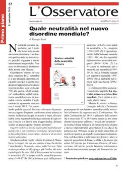 L’Osservatore – 12 Settembre 2026