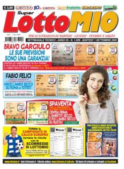 Lottomio del Giovedi – 1 Settembre 2026