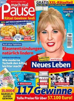 Mach mal Pause – 9 September 2026