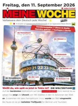 Meine Woche – 10 September 2026