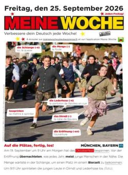 Meine Woche – 24 September 2026