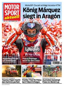 Motorsport aktuell – 1 September 2026