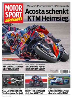 Motorsport aktuell – 22 September 2026