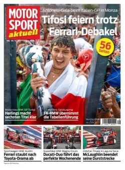 Motorsport aktuell – 8 September 2026