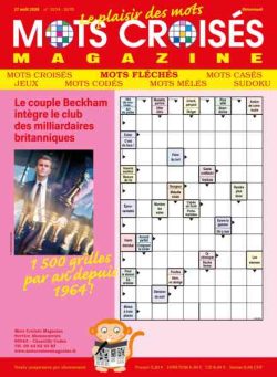 Mots Croises Magazine – 27 Aout 2026