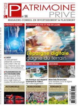 Patrimoine Prive – Septembre-Novembre 2026