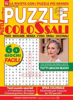 Puzzle Colossali – Ottobre-Novembre 2026