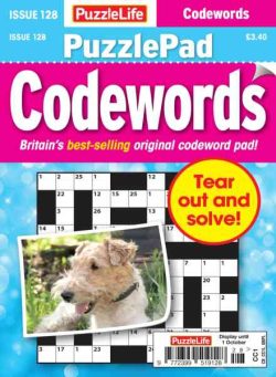 PuzzleLife PuzzlePad Codewords – September 2026
