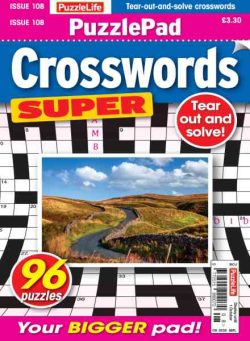 PuzzleLife PuzzlePad Crosswords Super – September 2026