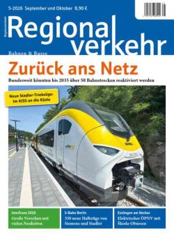 Regionalverkehr – September-Oktober 2026