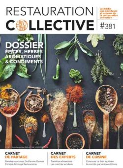 Restauration Collective – Aout-Septembre 2026