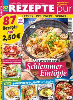 Rezepte pur – Oktober 2026