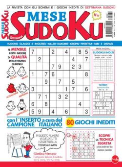 Settimana Sudoku Mese – Settembre 2026
