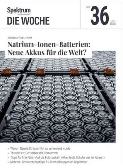 Spektrum Die Woche – 3 September 2026