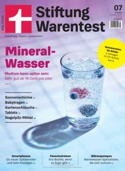 Stiftung Warentest – Juli 2026