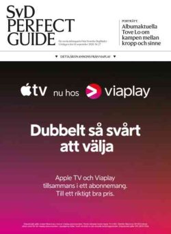 SvD Perfect Guide – 19 September 2026