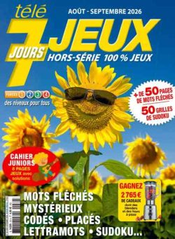 Tele 7 Jours Jeux – Hors-Serie – Aout-Septembre 2026