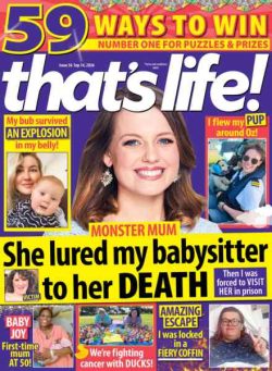 that’s life! Australia – 6 September 2026