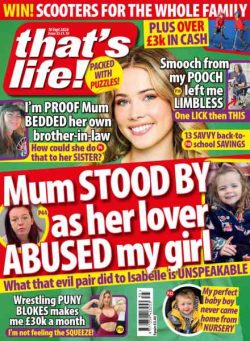 that’s life! UK – 3 September 2026