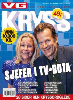 VG Kryssord – 7 September 2026