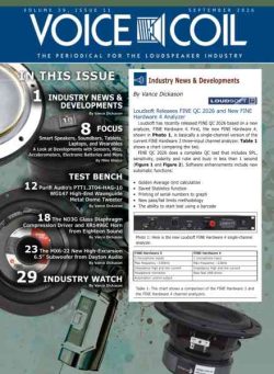 Voice Coil Magazine – September 2026