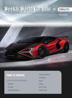 Weekly World Car Info – 30 August 2026