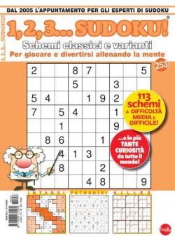 123 Sudoku – Ottobre 2026