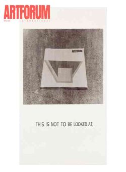Artforum – April 2020
