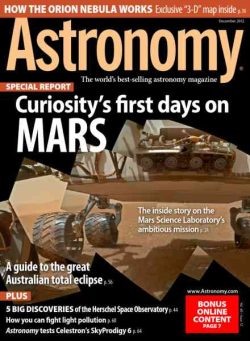 Astronomy – December 2012