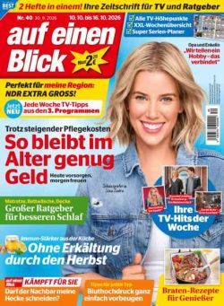 Auf Einen Blick – 1 Oktober 2026