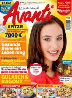 Avanti – 23 September 2026
