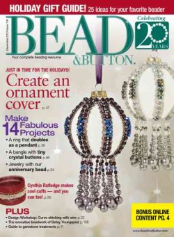 Bead & Button – December 2013