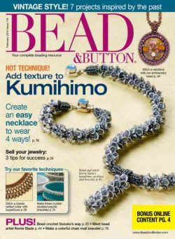 Bead & Button – February 2014