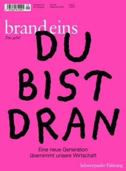 Brand Eins – September 2026