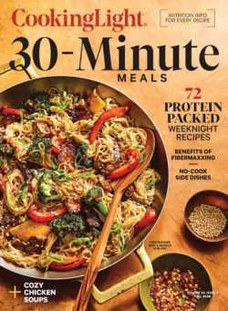 Cooking Light – 30-Minute Meals – Fall 2026