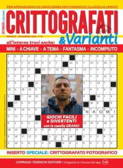 Crittografati & Varianti – Novembre 2026