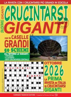 Crucintarsi Giganti – 9 Ottobre 2026