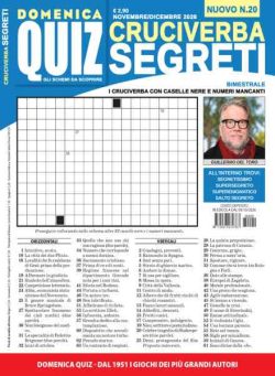 Cruciverba Segreti – Novembre-Dicembre 2026
