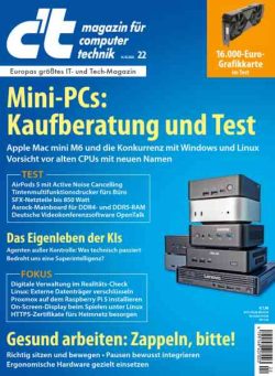 c’t Magazin – 16 Oktober 2026