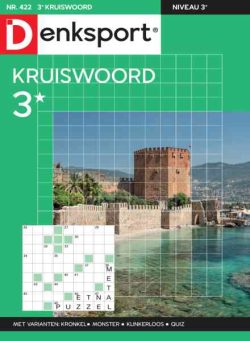Denksport Kruiswoord 3 – 30 September 2026