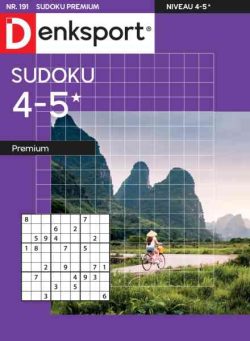 Denksport Sudoku 4-5 premium – 21 Oktober 2026