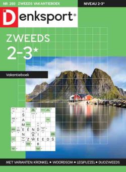 Denksport Zweeds 2-3 vakantieboek – 7 Oktober 2026